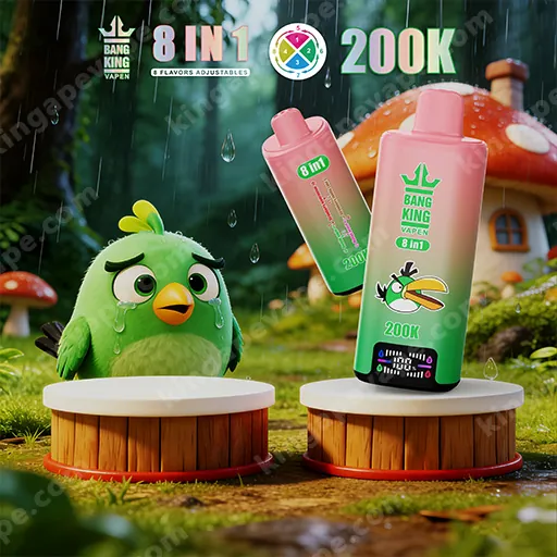 Bang King 200K Vape - 8 In 1 フレーバー 200,000 パフ - Kingapevape